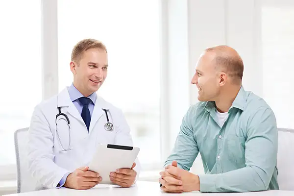 Male enlargement post op check in